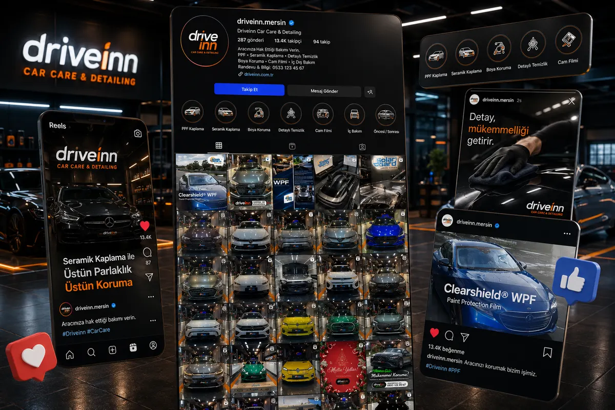 DriveInn sosyal medya çalışması