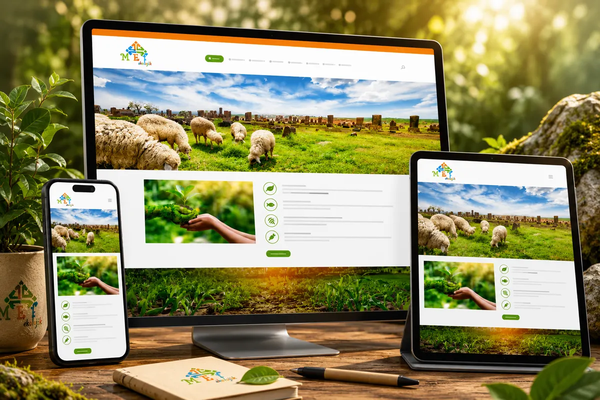MET Ekolojik Danışmanlık web tasarım çalışması